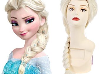 SARLA Blonde Long Braided Hair Wigs 30 Inch Synthetic Heat Friendly Fiber for Women Halloween Cosplay Costume Wig (Adult)