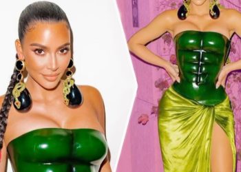 Why Kim Kardashian’s Green Dress Went Viral