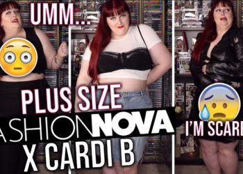 TRYING THE CARDI B X FASHION NOVA COLLECTIONS ON A PLUS SIZE BODY! | Fashion Nova Plus Size Haul #8
