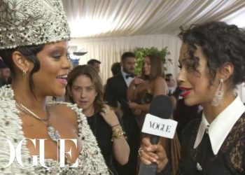 Rihanna on Her Divine Dress and Co-Hosting With Anna Wintour | Met Gala 2018 With Liza Koshy