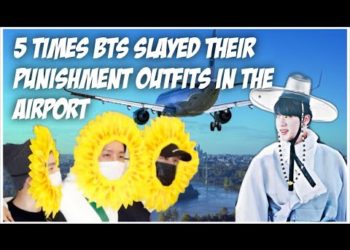 5 Times BTS Slayed Their Punishment Outfits in the Airport (방탄소년단)|Run BTS Edition