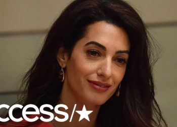 Amal Clooney Dazzles At The U.N. In A Red Dress One Day After 4th Wedding Anniversary | Access