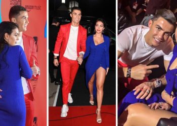 Cristiano Ronaldo and fiancée Georgina in Seville at awards MTV EMAs 2019