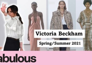 Victoria Beckham showcases her latest collection at London Fashion Week