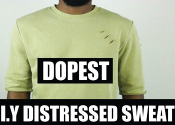 D.I.Y Distressed Sweater | Kanye West Style | Fashion Tutorial