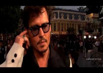 Lives Of Style With Johnny Depp & Penelope Cruz On Black Carpet At Premiere Of Pirates