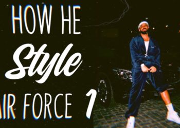 Drake On Air Force 1 sneakers