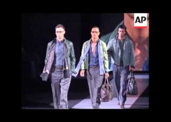 Actor George Clooney attends friend Armani's fashion show