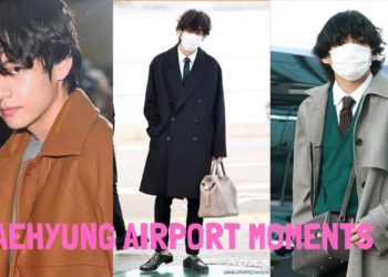태형(Taehyung) airport moments l BTS Kim Taehyung Airport Fashion