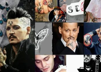 Johnny Depp 100% original tattoo designs.