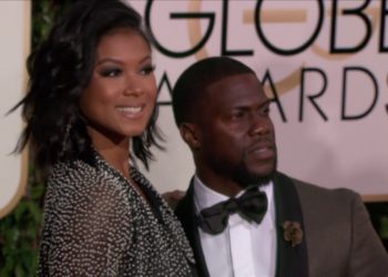 Kevin Hart and Eniko Parrish Fashion – Golden Globes 2016
