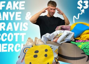 UNBOXING LOADS OF FAKE MERCH! | TRAVIS, KANYE & CPFM