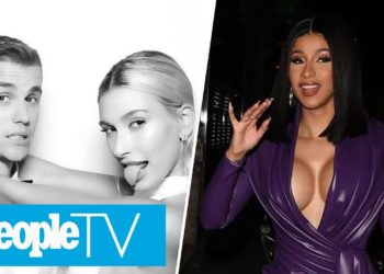 Cardi B. In Purple Latex Outfit For PFW, Justin Bieber Shares First Wedding Photos | PeopleTV