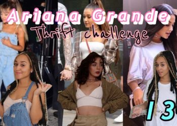 RECREATING ARIANA GRANDES OUTFITS: Thrift Challenge ft GIGI MW