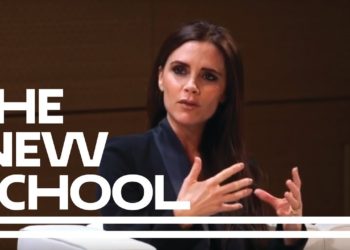 Victoria Beckham at Parsons School of Design