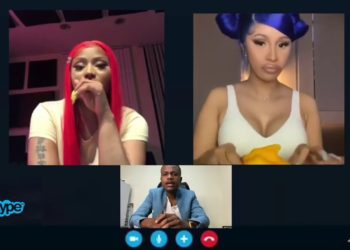 WATCH: NOCHILL SKYPE MEETING WITH NICKI MINAJ AND CARDI B