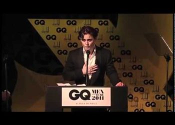 Johnny Depp presents Keith Richards with GQ Award