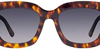 DIFF Eyewear – Carson – Designer Square Oversized Sunglasses for Women – 100% UVA/UVB