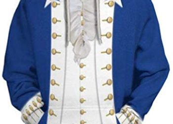 MINIDORA Men’s Celebrity Cosplay 3D Printed Hoodie Notable Historical Figure Pullover Sweatshirts