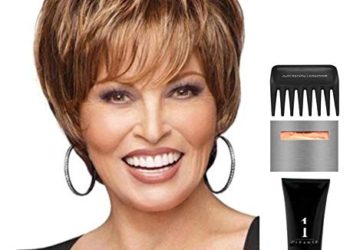Bundle – 5 Items: Enchant Wig by Raquel Welch, Christy’s Wigs Q & A Booklet, 2oz Travel Size Wig Shampoo, Wig Cap & Wide Tooth Comb – Color: RL1125