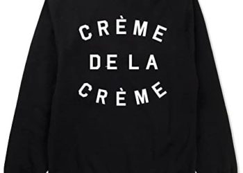 Kings Of NY Creme De La Creme Celebrity Fashion Crop Crewneck Sweatshirt