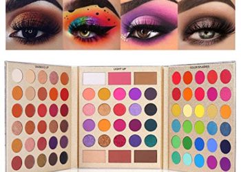 UCANBE Pretty All Set Eyeshadow Palette Holiday Gift Set Pro 86 Colors Makeup Kit Matte Shimmer Eye Shadow Highlighters Contour Blush Powder All In One Makeup Pallet