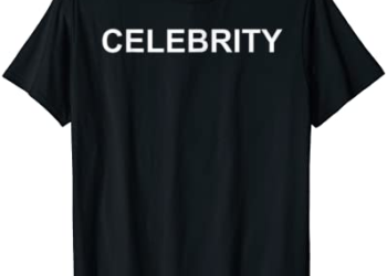 Shirt That Says Celebrity Text T-Shirt Costume Gift