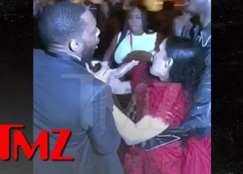 Cardi B Gets Lump on Head, Attacks Nicki Minaj, Throws Shoe, 'Calls Her P***y | TMZ