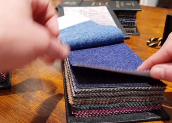 Peaky Blinders style suits: Abraham Moon Shetland Twill Jacketing Fabric