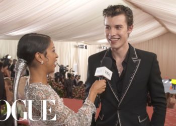 Shawn Mendes on His Gold-Streaked Hair for the Met Gala | Met Gala 2019 With Liza Koshy | Vogue