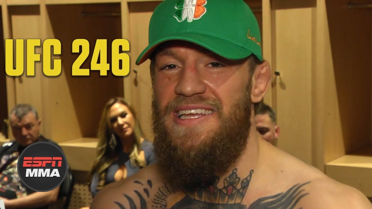 Conor McGregor Emotional After Cowboy Cerrone TKO Win At UFC 246 | ESPN ...