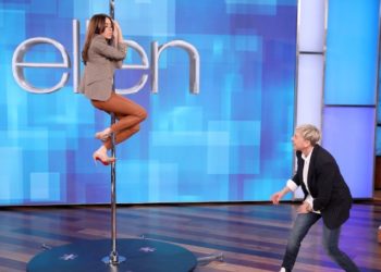 Aubrey Plaza Channels Jennifer Lopez on the Pole