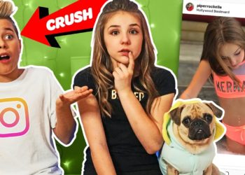 My Crush REACTS To Old INSTAGRAM PHOTOS **FUNNY** 📷 💕| Piper Rockelle