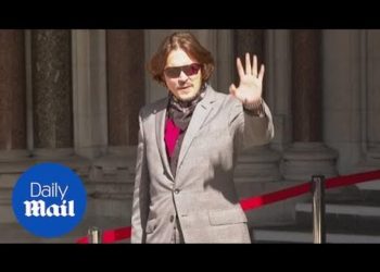 Day Eleven: Johnny Depp and Amber Heard arrive at the High Court