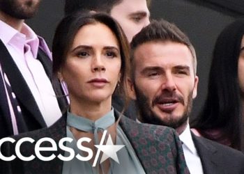 Victoria Beckham & Son Brooklyn Cheer On David Beckham's New Soccer Club