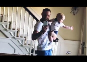 Conor McGregor choose the outfits for him and his son, then goes out