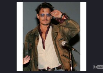 Johnny Depp Green Distressed Leather Jackets