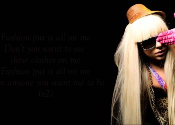 Lady Gaga – Fashion Lyrics Video