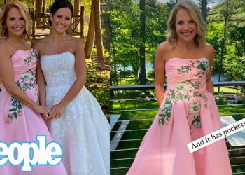 Katie Couric Shows Off Mother of the Bride Dress She Wore to Daughter Ellie's Wedding | PEOPLE