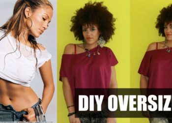 DIY Cropped T-shirt inspired by Jennifer Lopez | DIY Clothes