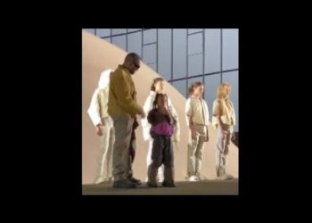 North West Performs Solo Rap at Kanye West's Yeezy Fashion Show !!!