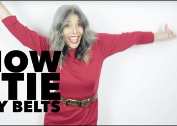 How I tie my belts | Rocking Fashion & Life in my 50's