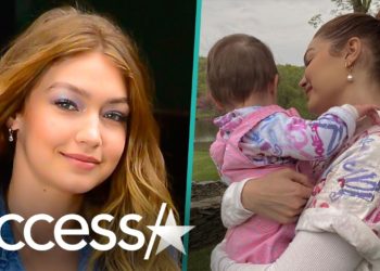 Gigi Hadid Twins w/ Her & Zayn Malik’s Baby Khai In Rare Photo