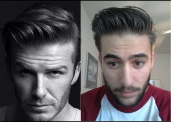 David Beckham H&M Inspired Hairstyle – How to style tutorial – Hanz de Fuko Hair Products