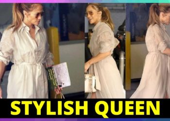 Jennifer Lopez Went Out In A Dreamy Sheer White Maxi Dress In Beverly Hills