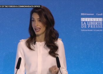 Amal Clooney, Day 2 Plenary, Global Conference for Media Freedom