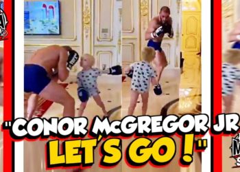 UFC 257 | Conor McGregor Sparring with his Son Conor McGregor Jr. in a Palace | MMA NEWS