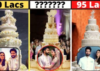 10 Most Expensive Wedding Cakes Of Bollywood Celebrities – Varun Dhawan,Natasha,Anushka Sharma,Virat