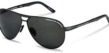 Authentic Porsche Design P 8649 A Black Polarized Sunglasses