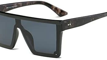 DONNA Cool Unisex Oversized Flat Top Sunglasses Square Aviator Shades D89